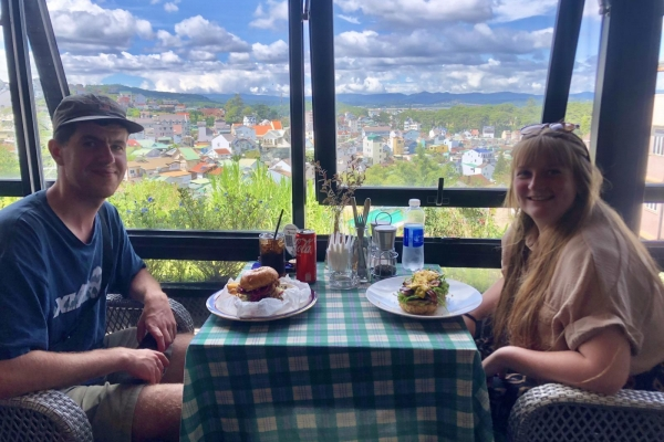 Great views from the balcony area and the best breakfast we've had in Vietnam, we took so long to choose as there was so many options. Highly recommend!