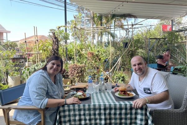 The jalapeño burger was delicious! Home made ingredients and bun with extra crispy fries! The view is amazing and the service is the best. You don’t want to miss this spot.